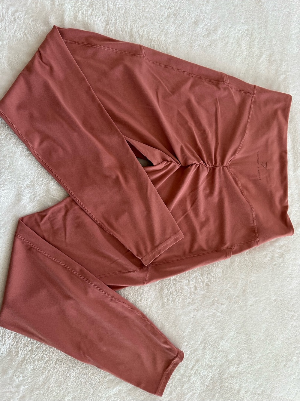 Gymshark x Whitney Simmons everyday pocket leggings in pressed petal pink | M